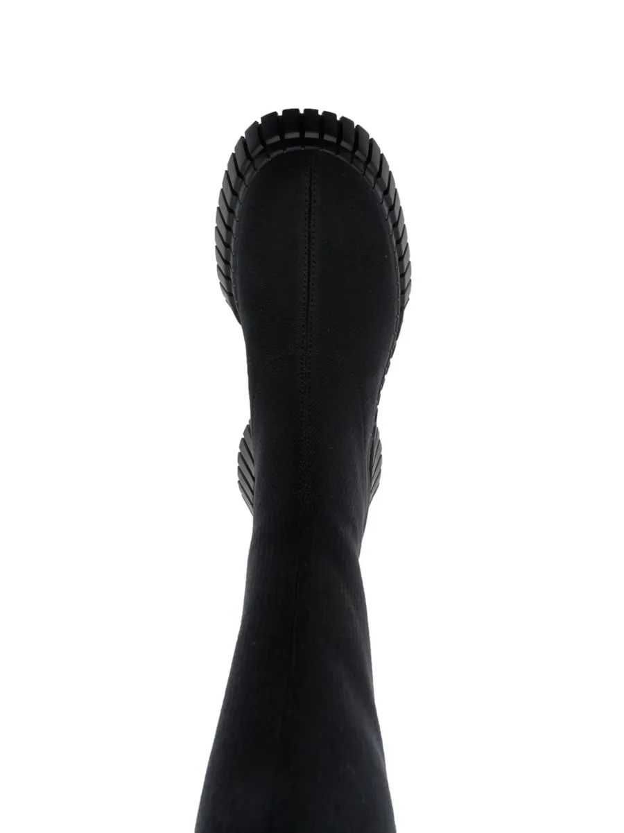 70mm knitted platform boots 7
