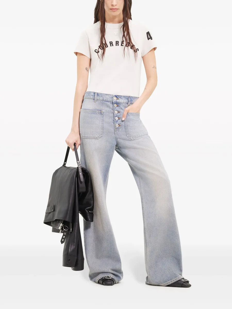 Multiflex logo-embroidered jeans 3