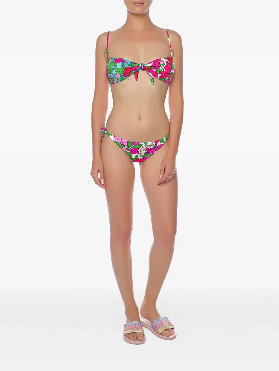 Andy floral-print bikini top 1