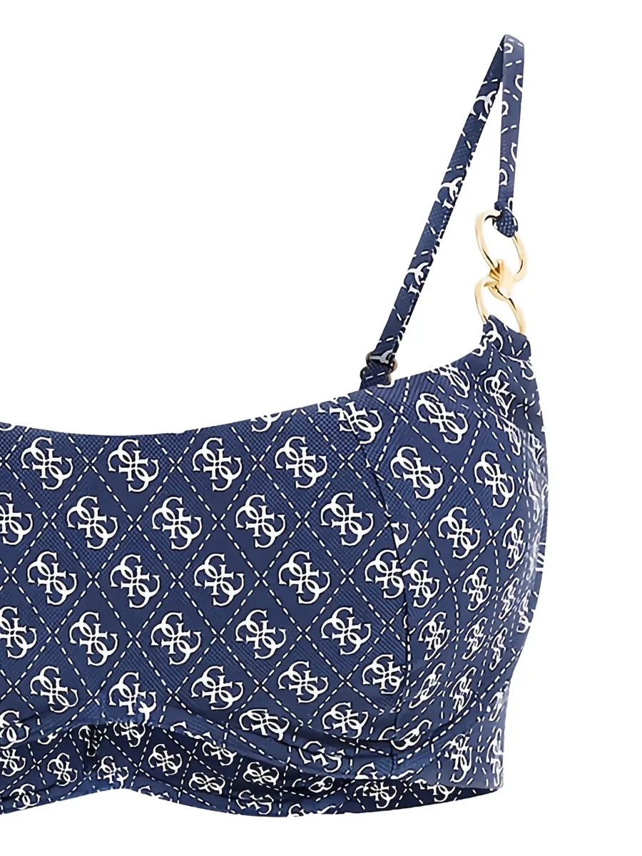 monogram-print ring-detail bikini 3