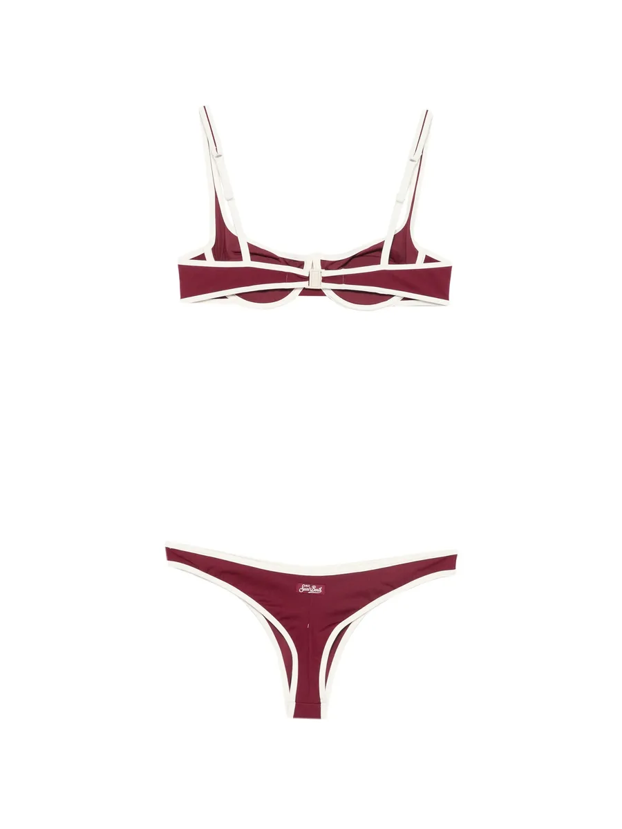 Naomi contrast-trim bikini 3