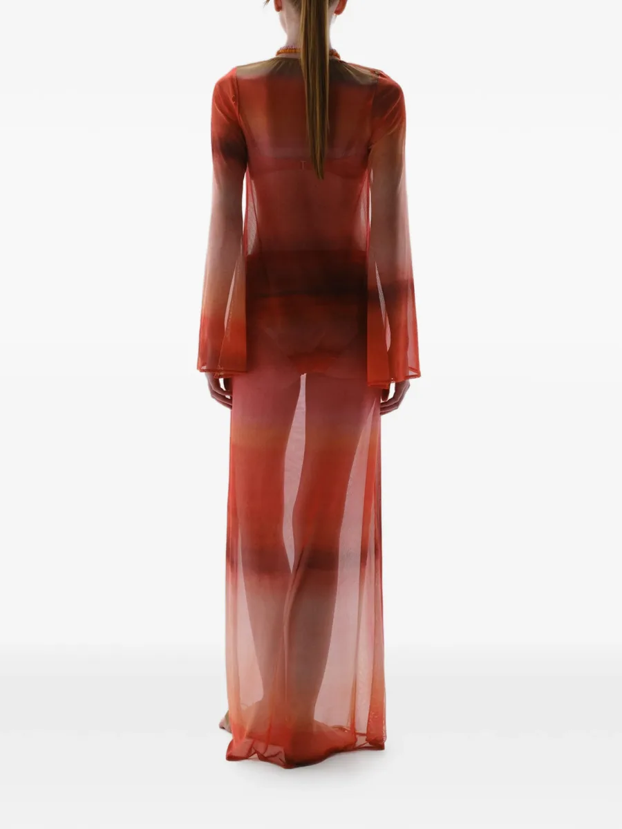 Nora bell-sleeve cover up 6
