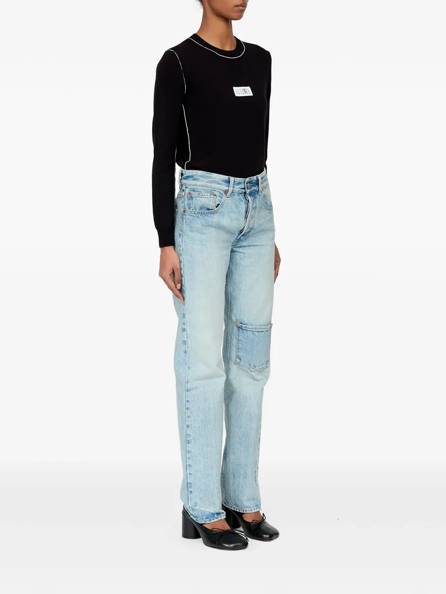 straight-leg jeans 7