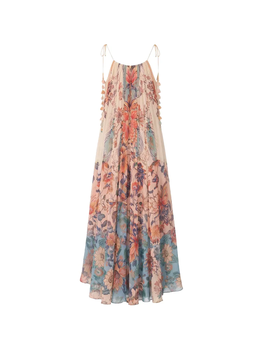 платье макси Boho Delhi с цветочным декором 3
