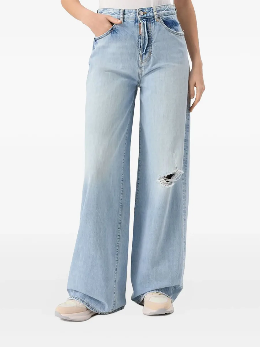 ripped-detail jeans 3