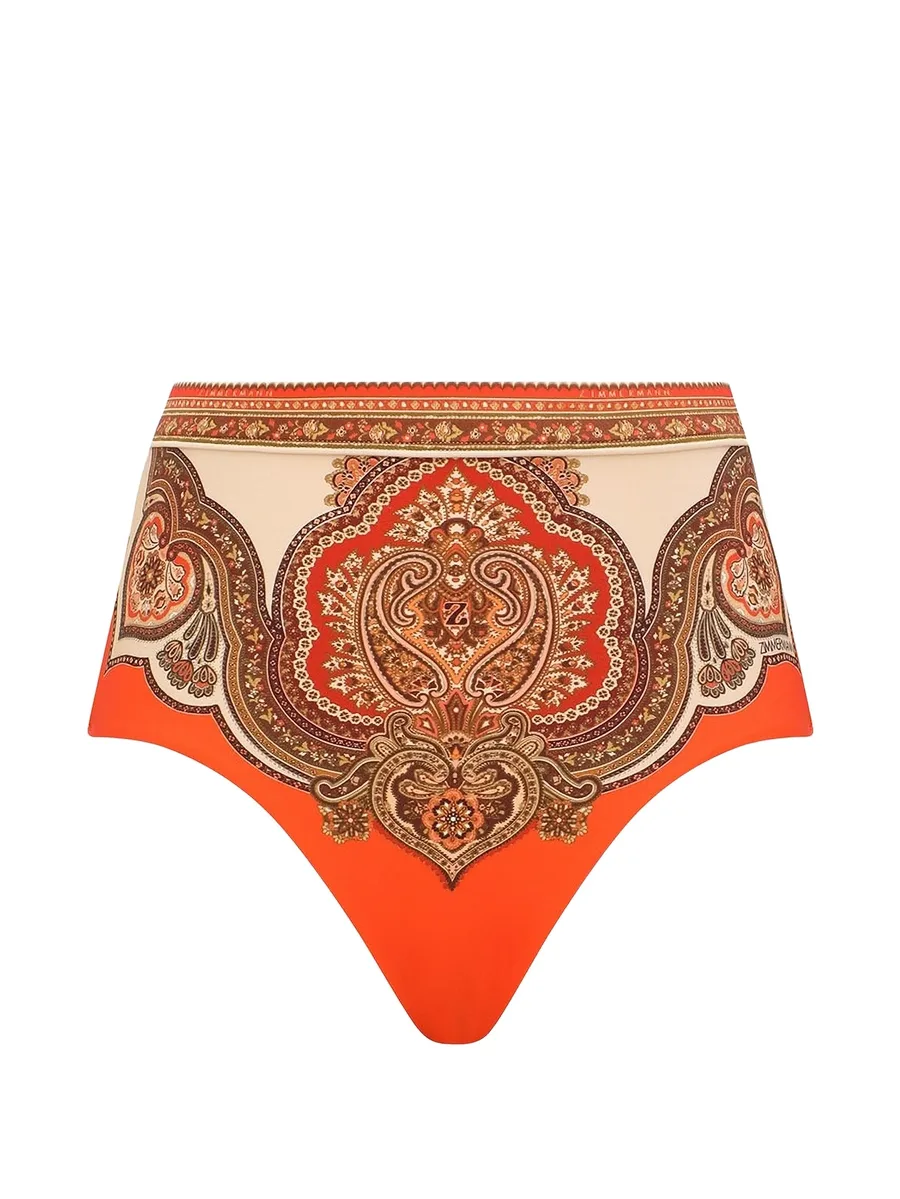 Mahon paisley-print bikini bottom 1