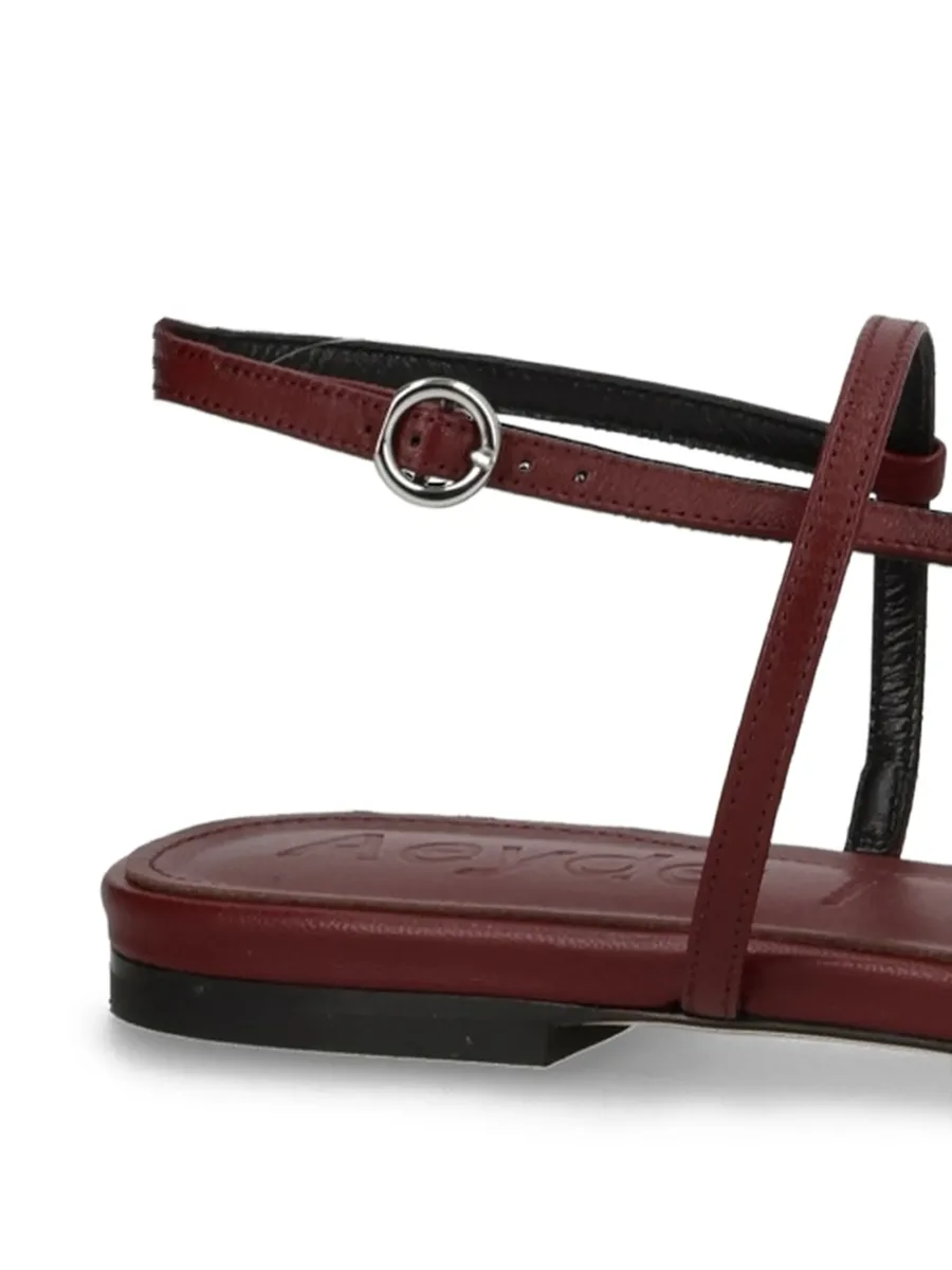 leather flat sandals 4