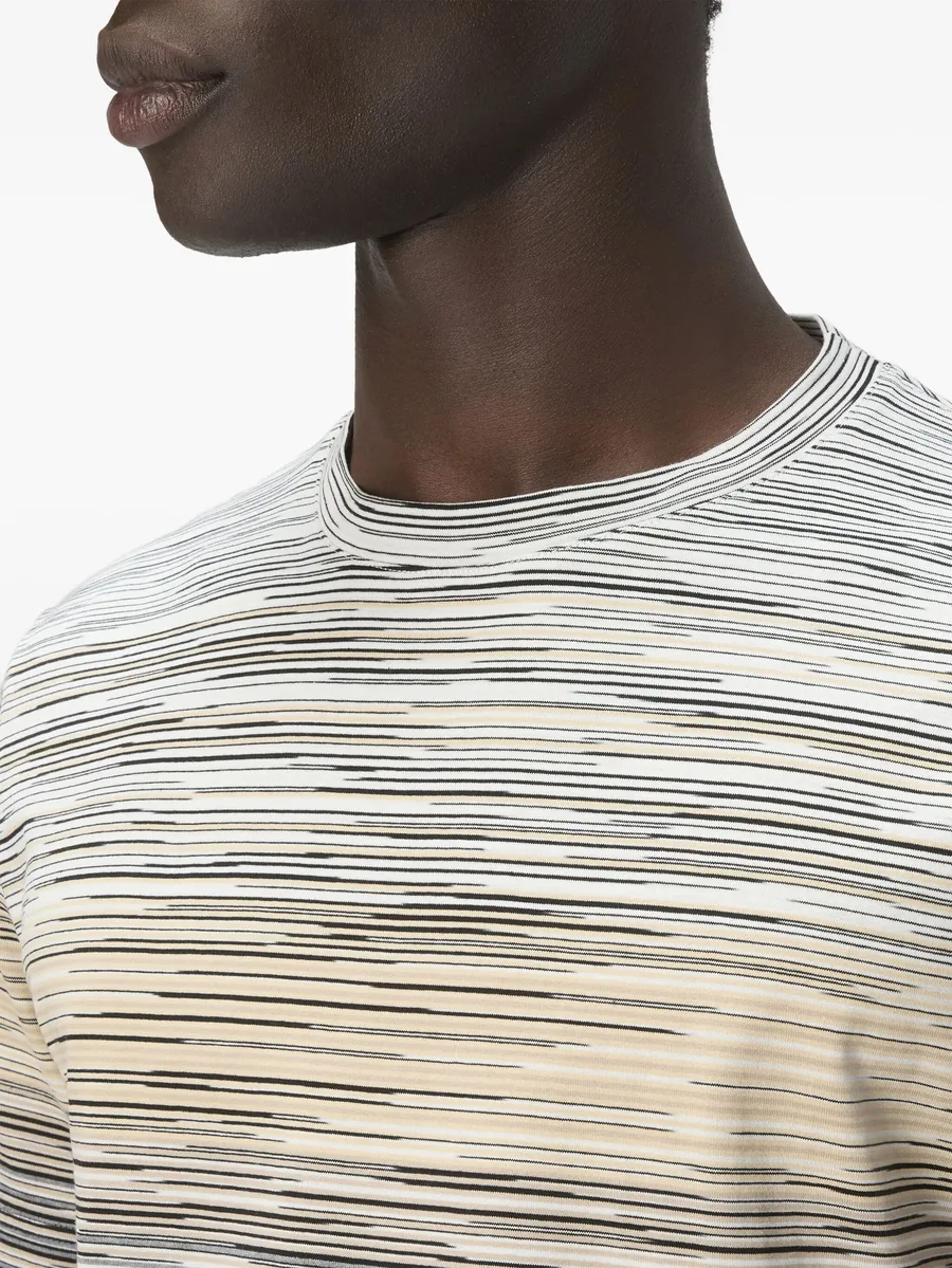 faded-flame pattern T-shirt 7