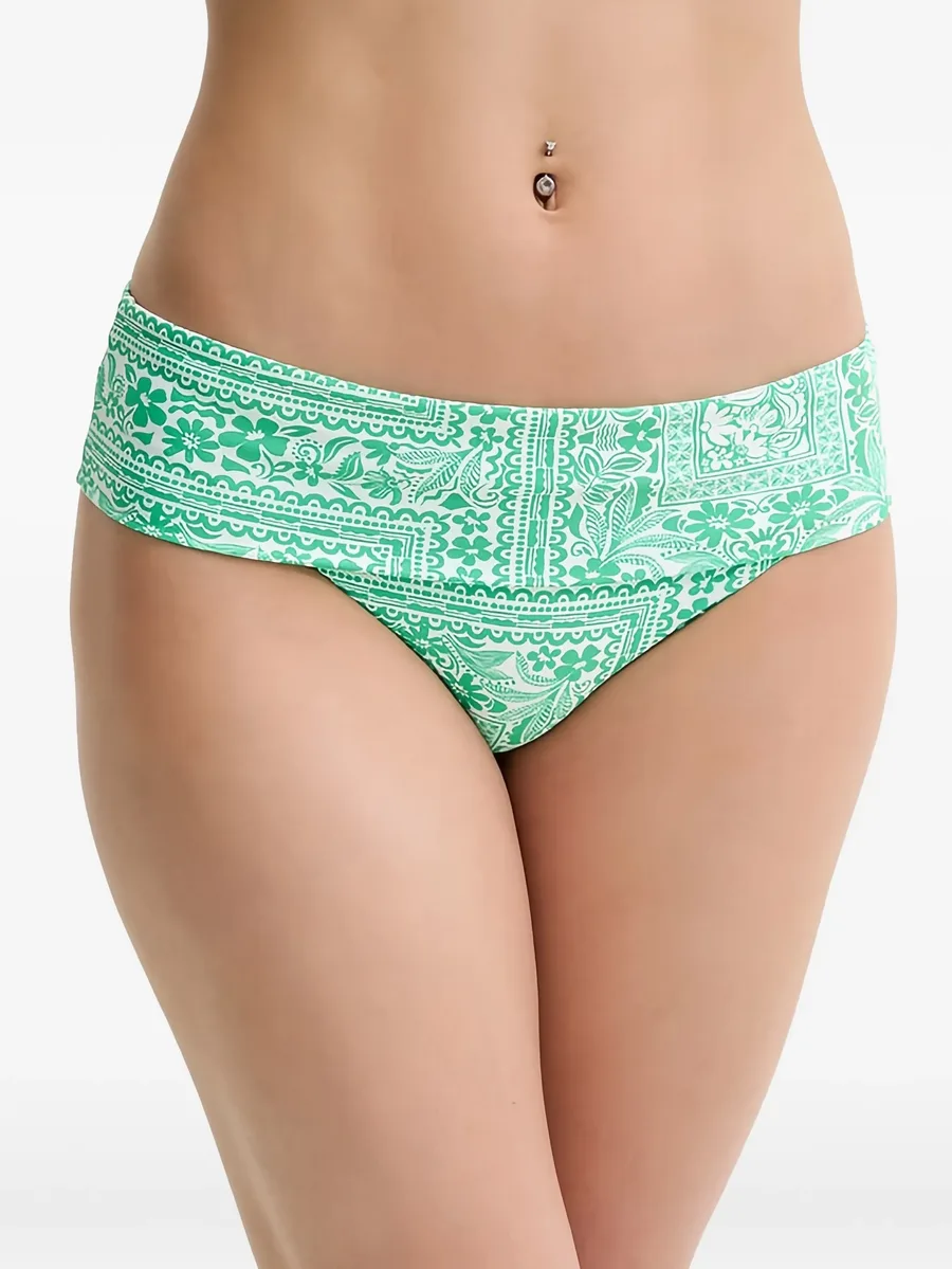 Brussels ring-detail patterned bikini 1