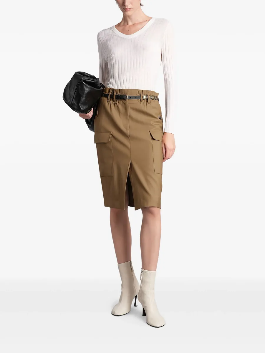 Carrie pocket midi skirt 4