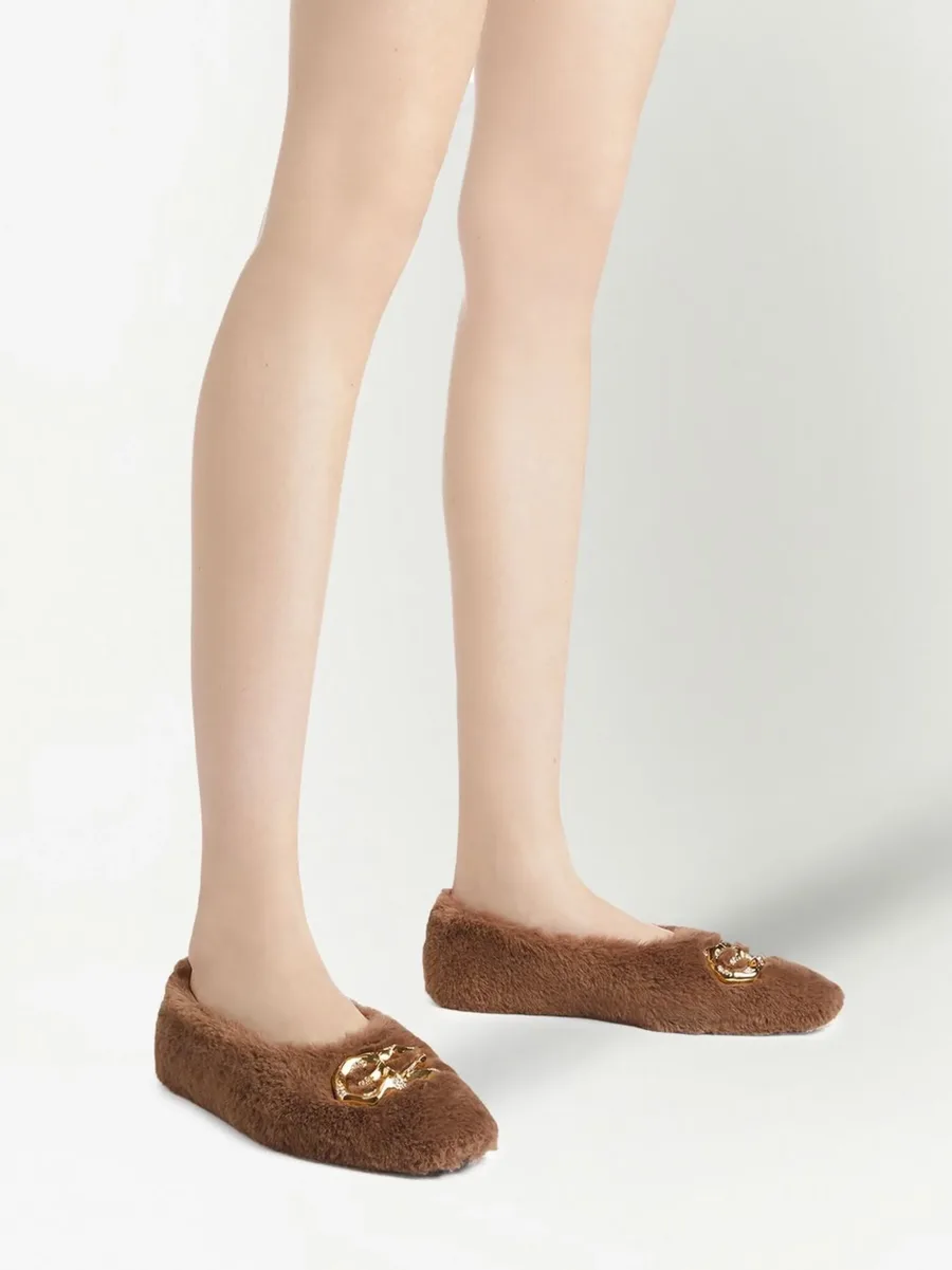 Lucreciia faux fur loafers 9