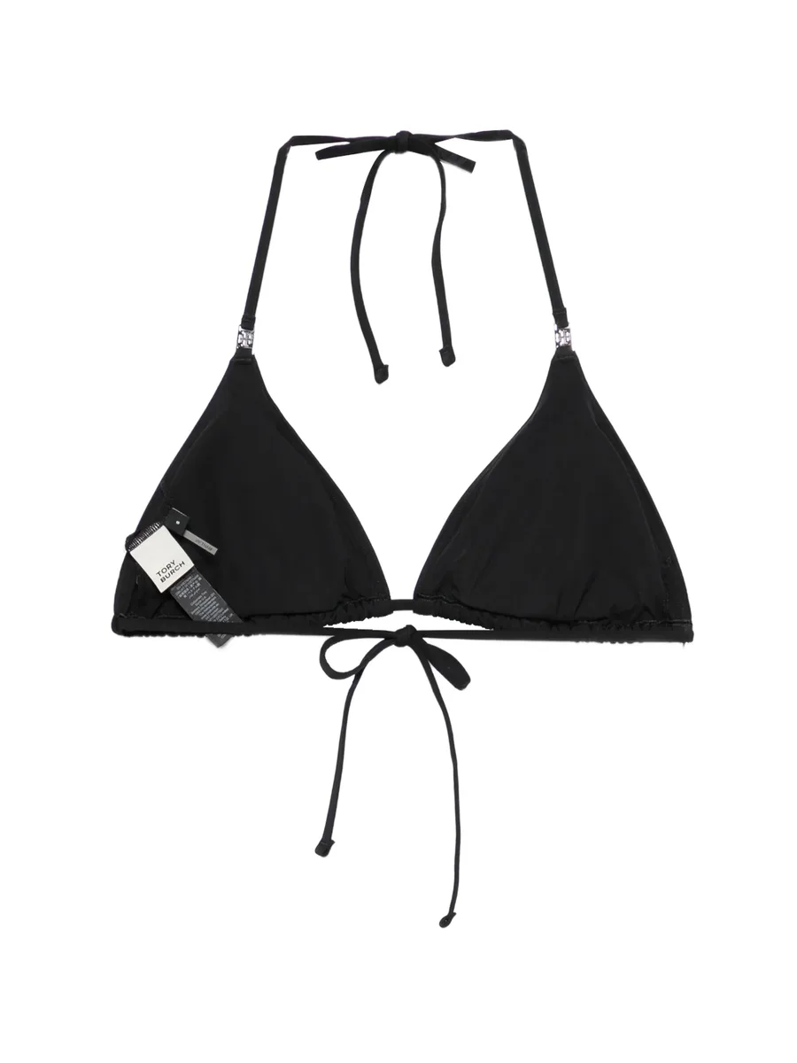 logo-plaque triangle bikini top 3