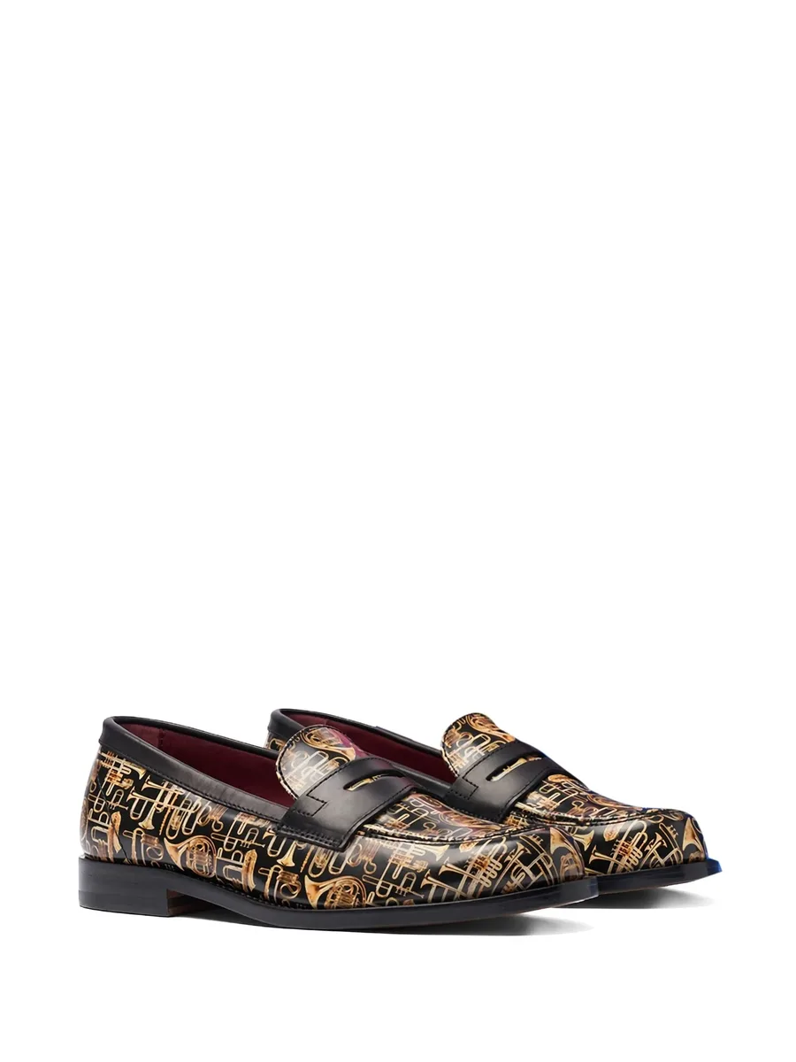 graphic-print loafers 4