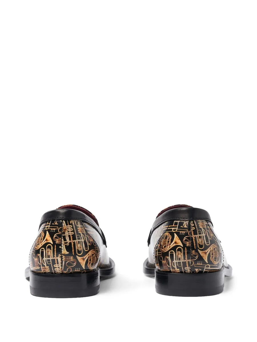 graphic-print loafers 5