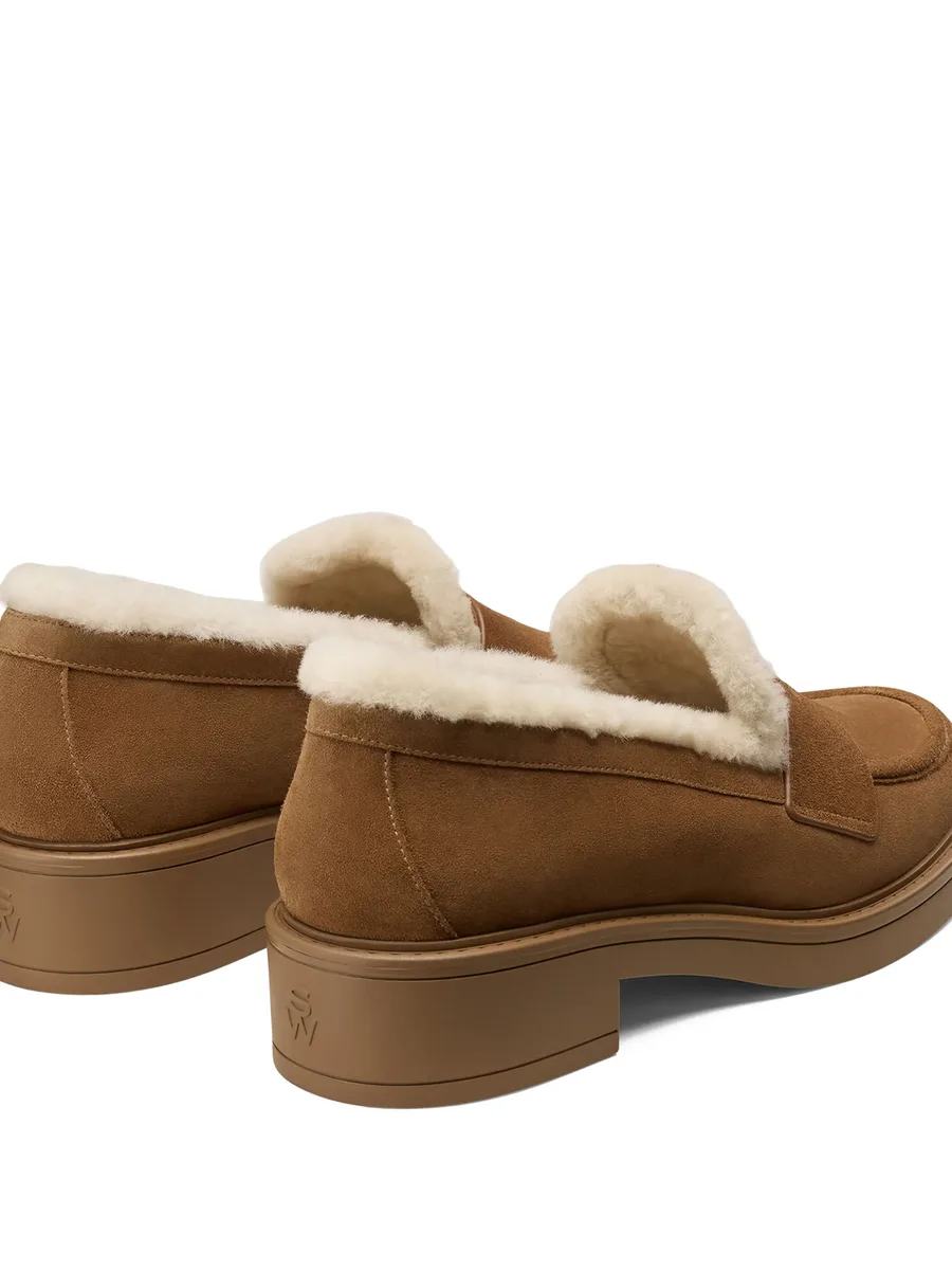 Celia Lite penny shearling loafers 4
