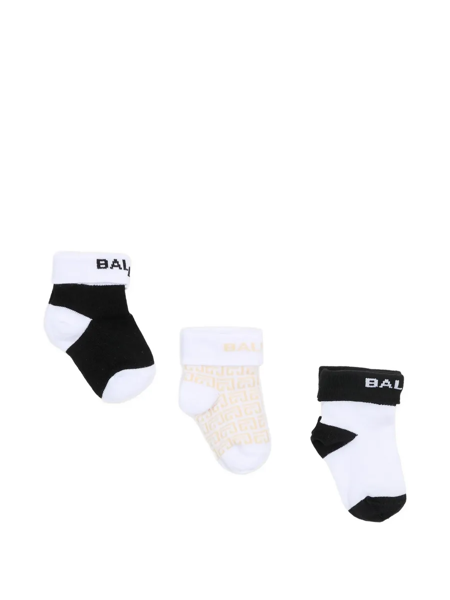 logo-pattern socks 1