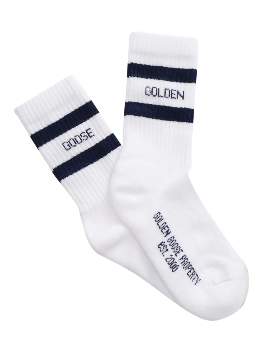 striped logo socks 3