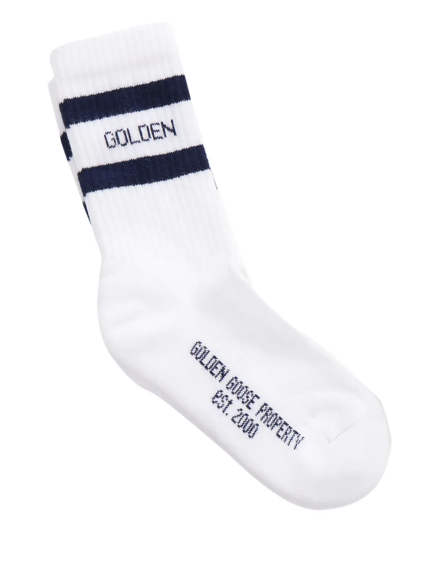 striped logo socks 1