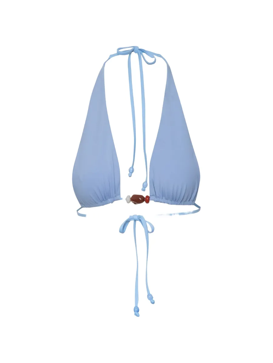 Jelena resin-stones triangle-shape bikini top 10