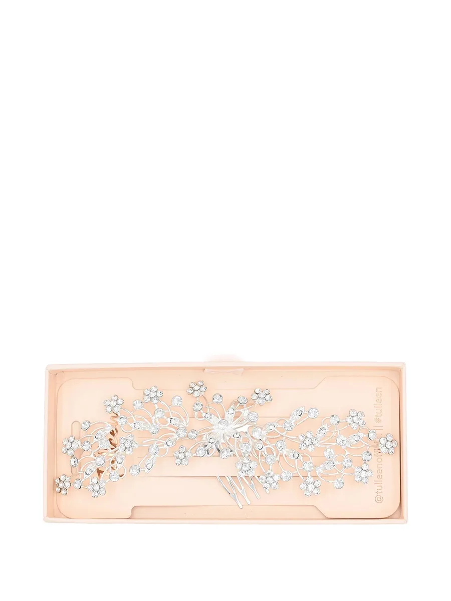 гребень для волос Crystal Rhinestone Botanical 1