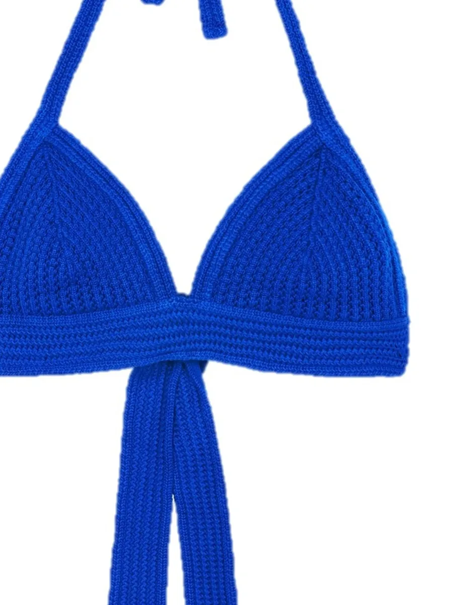 V-neck crochet bikini top 3