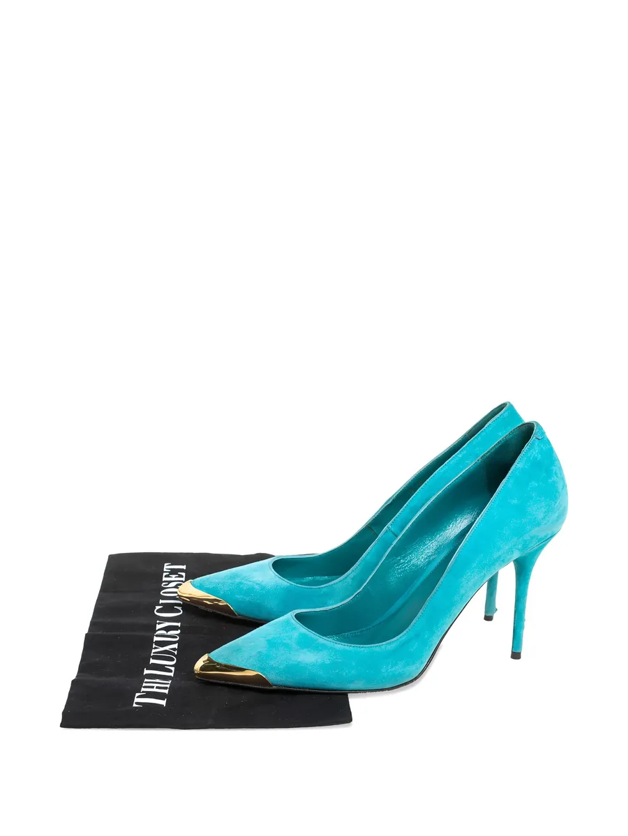100mm pointed toe tip pumps 10