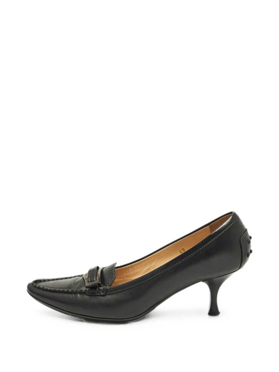 leather buckled  loafers 2