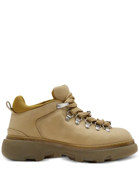round-toe leather boots