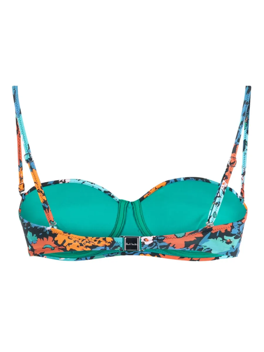 floral-print bikini top 3