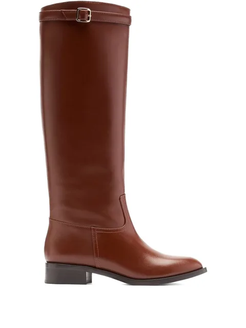 Lauren knee-high leather boots