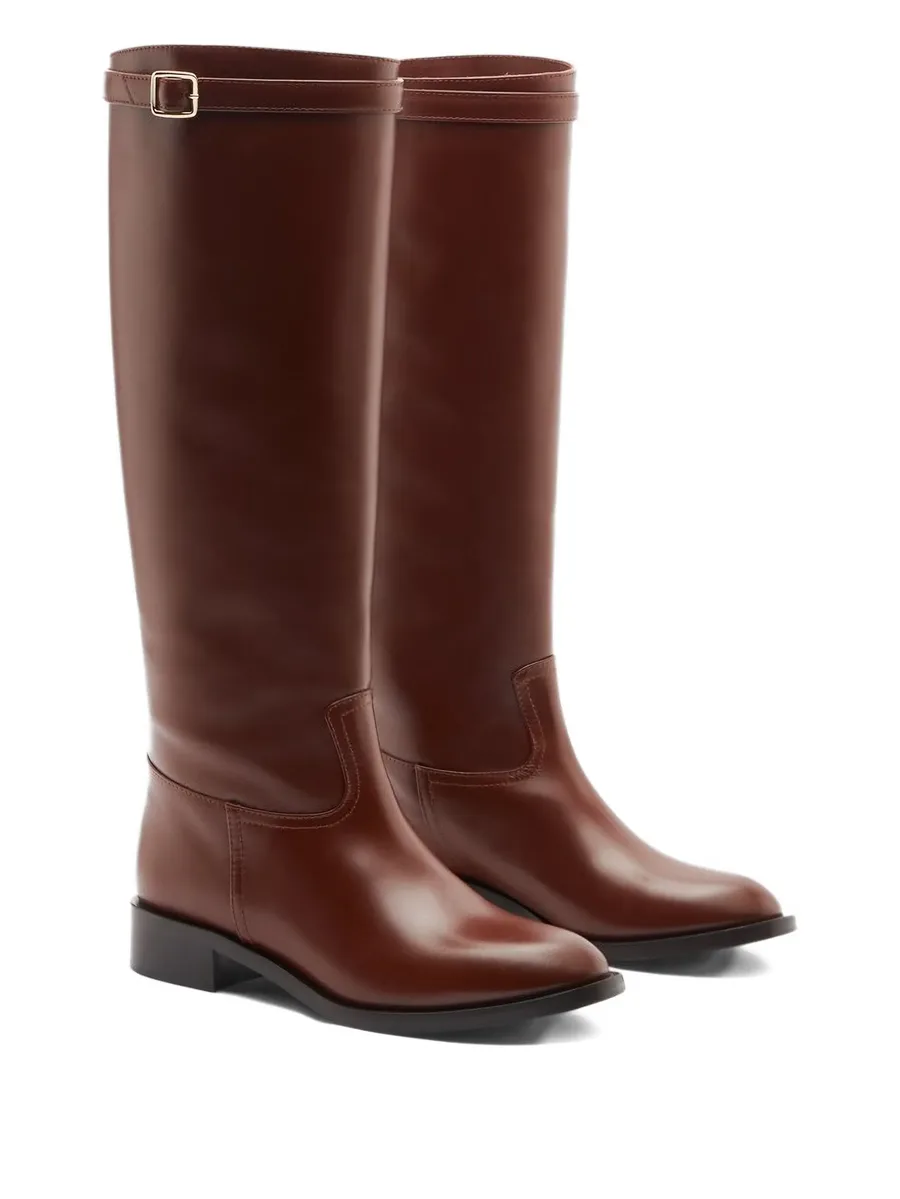 Lauren knee-high leather boots 4