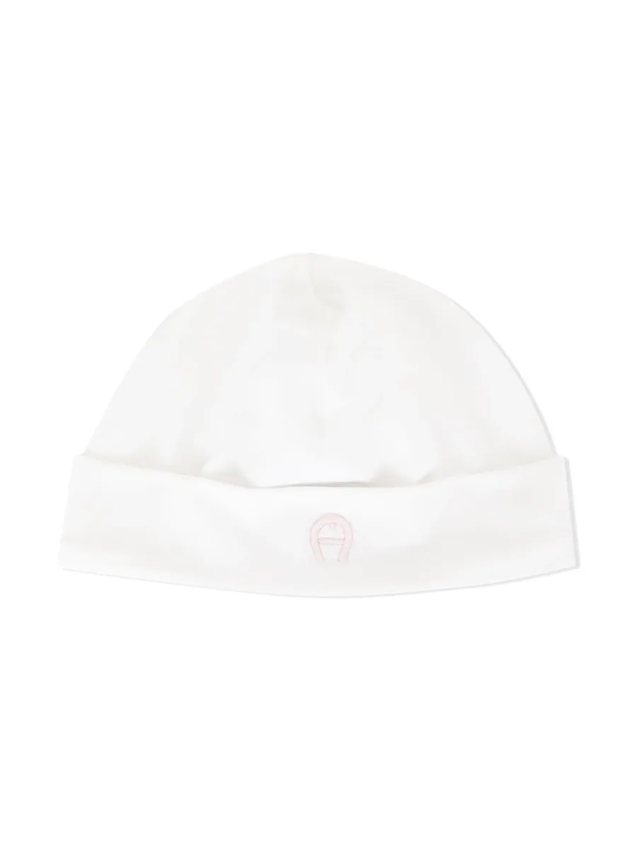 logo embroidered stretch cap 1