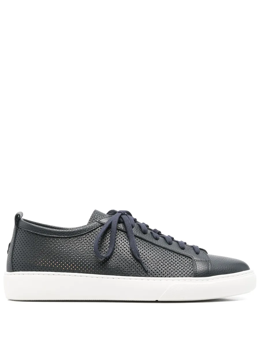 perforated-design sneakers 2