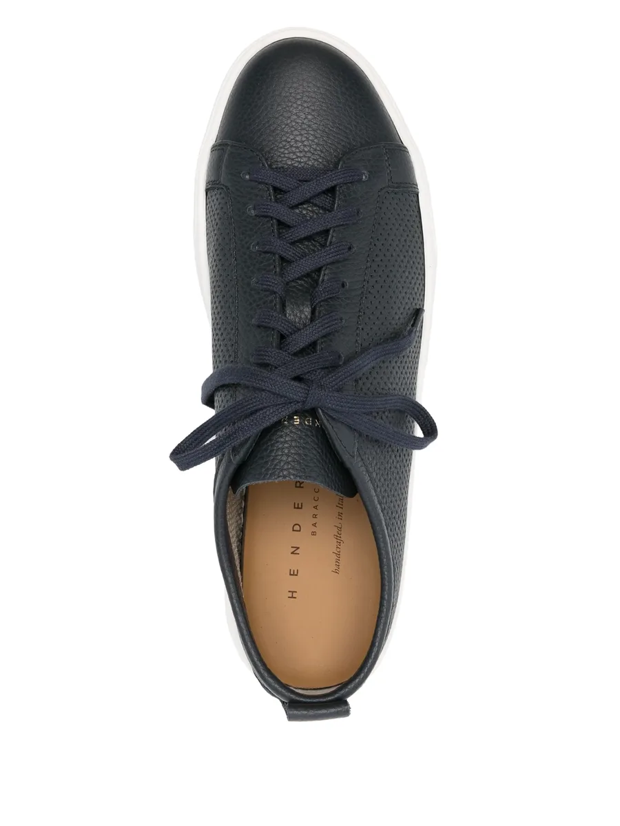 perforated-design sneakers 8