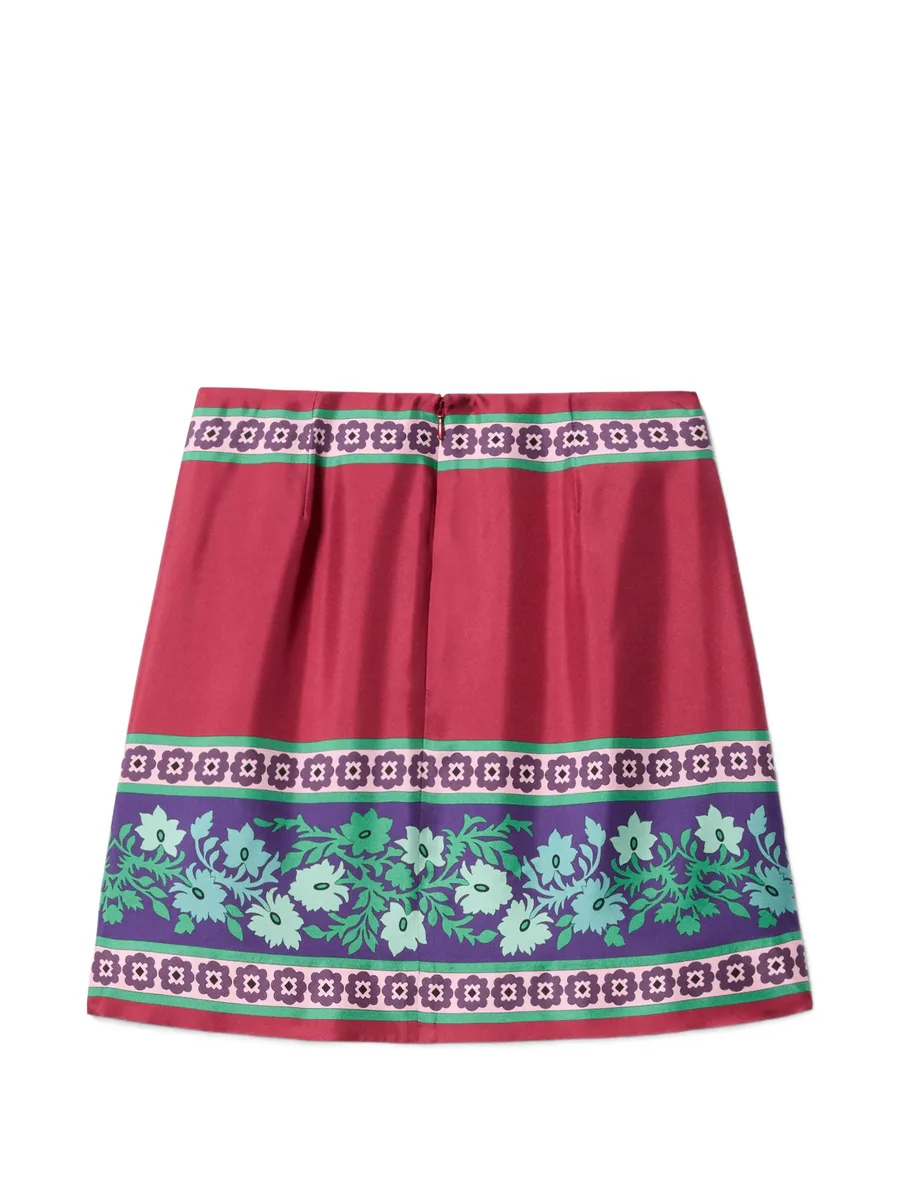 юбка мини Foulard с цветочным принтом 9