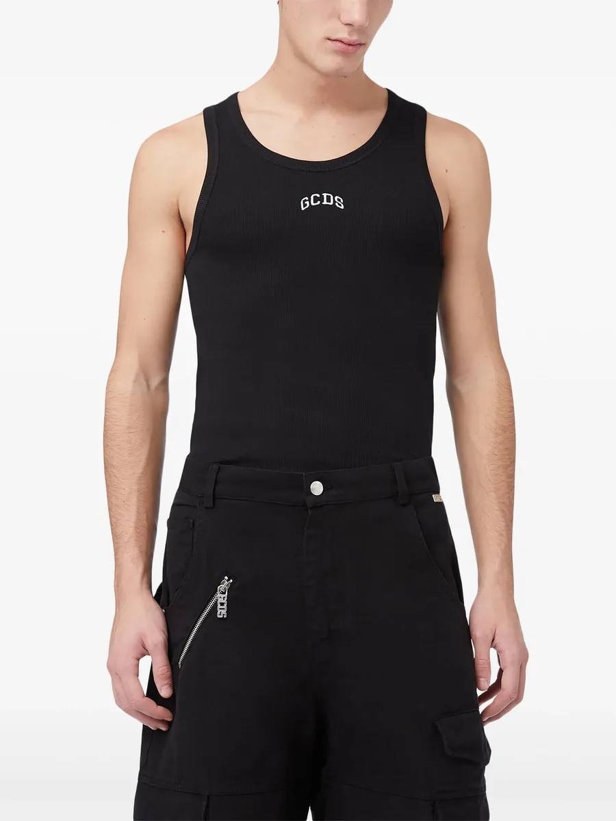 logo-print tank top 4