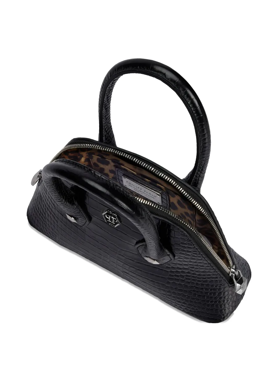 Majestic crocodile-print tote bag 6