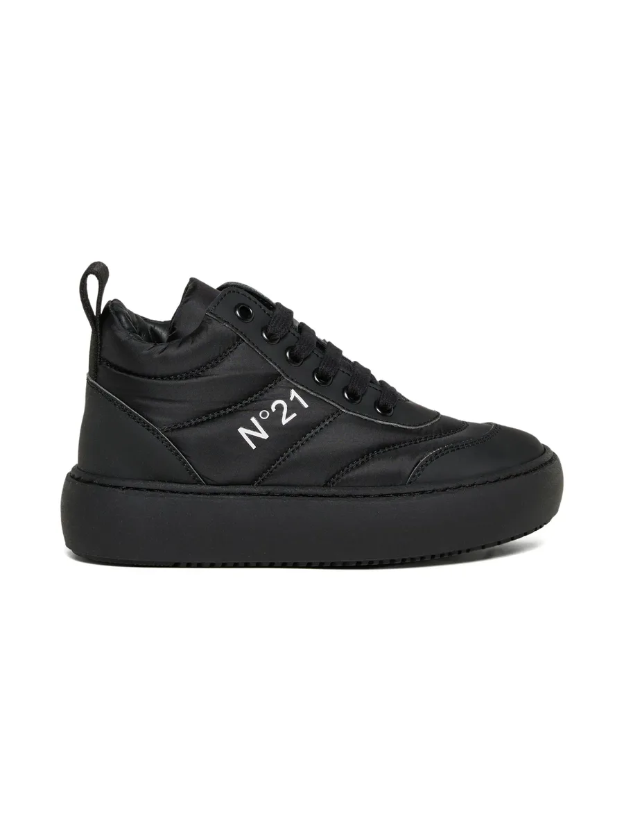 logo-print quilted sneakers 3