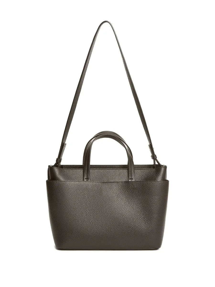 large pebble-leather tote bag 5