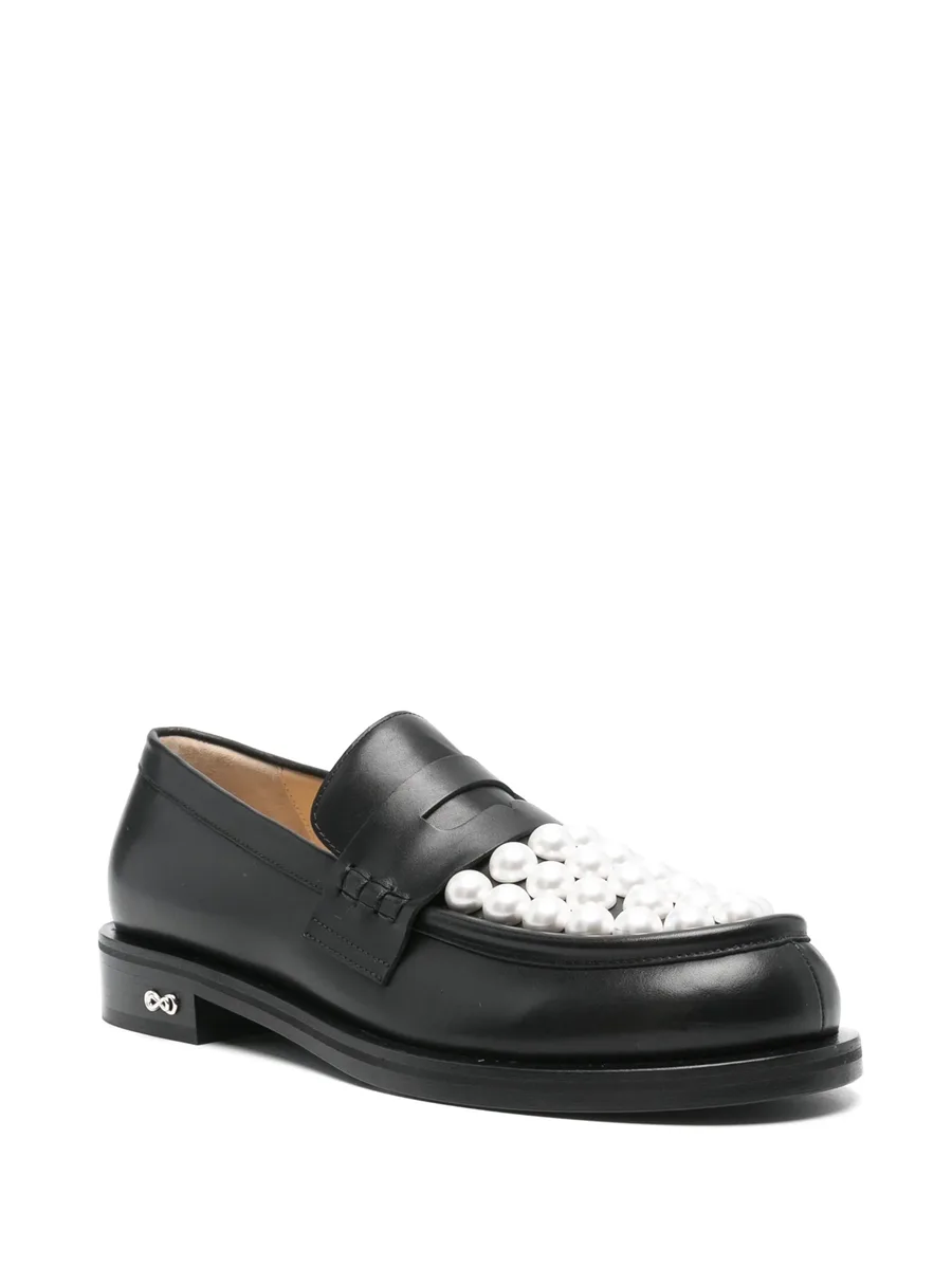 logo-plaque loafers 4