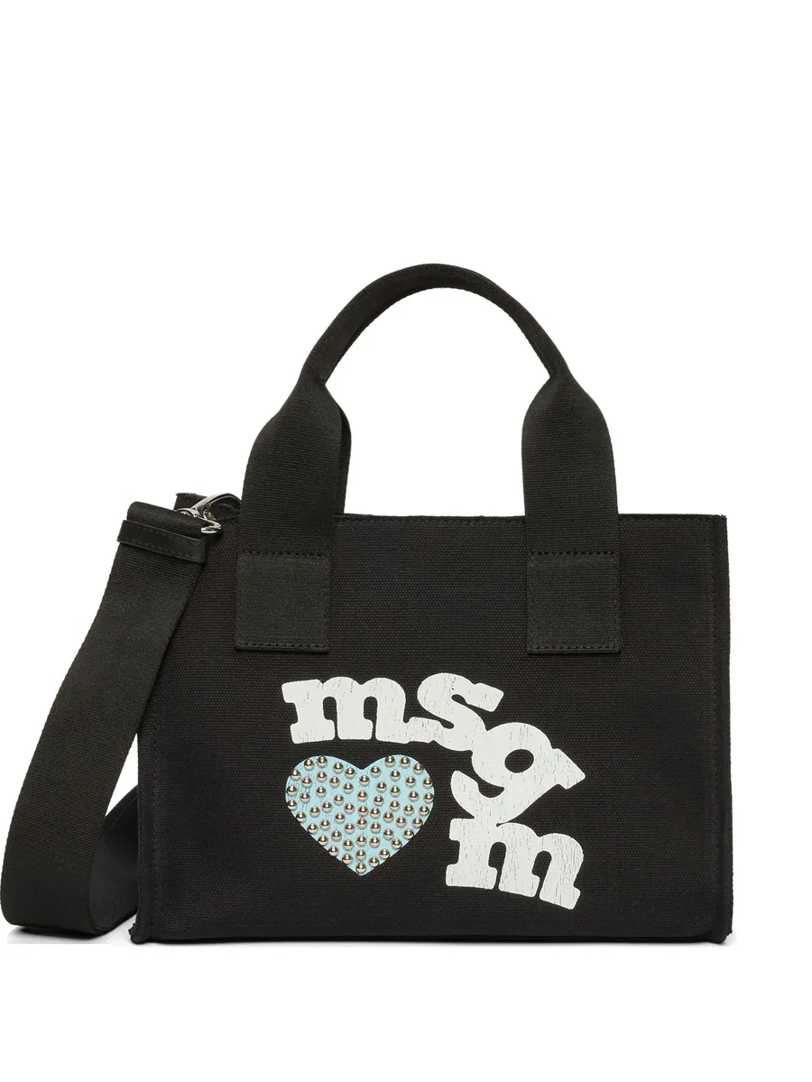 heart-print tote bag 1