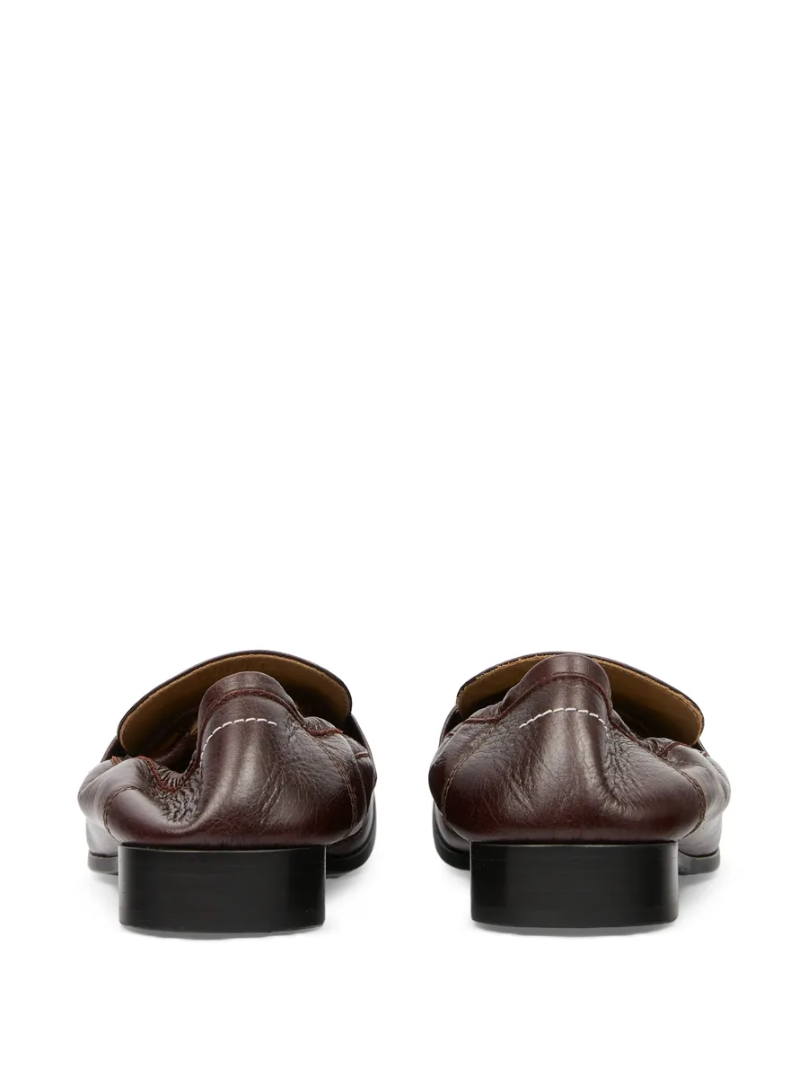 Swing-toe leather loafers 5