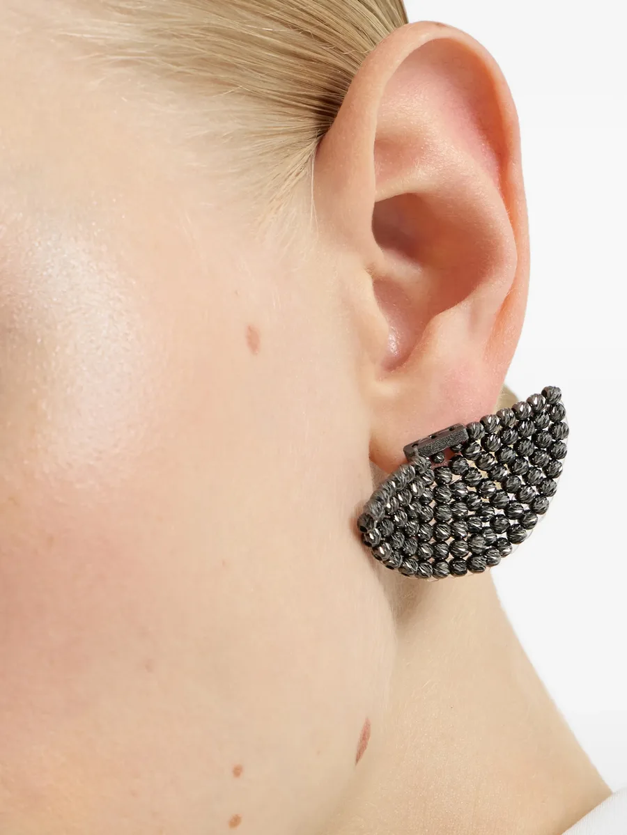 серебряные серьги 2