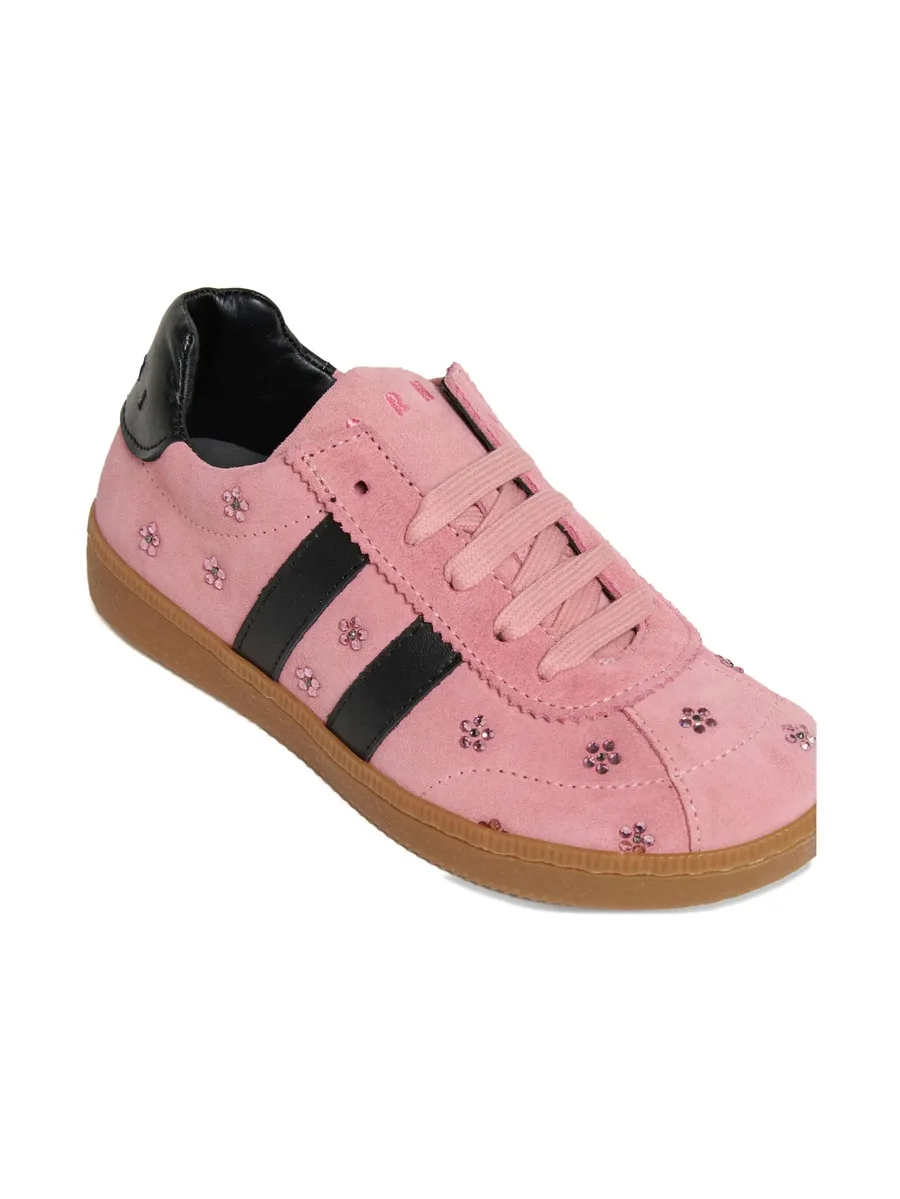 flower-embellished sneakers 8