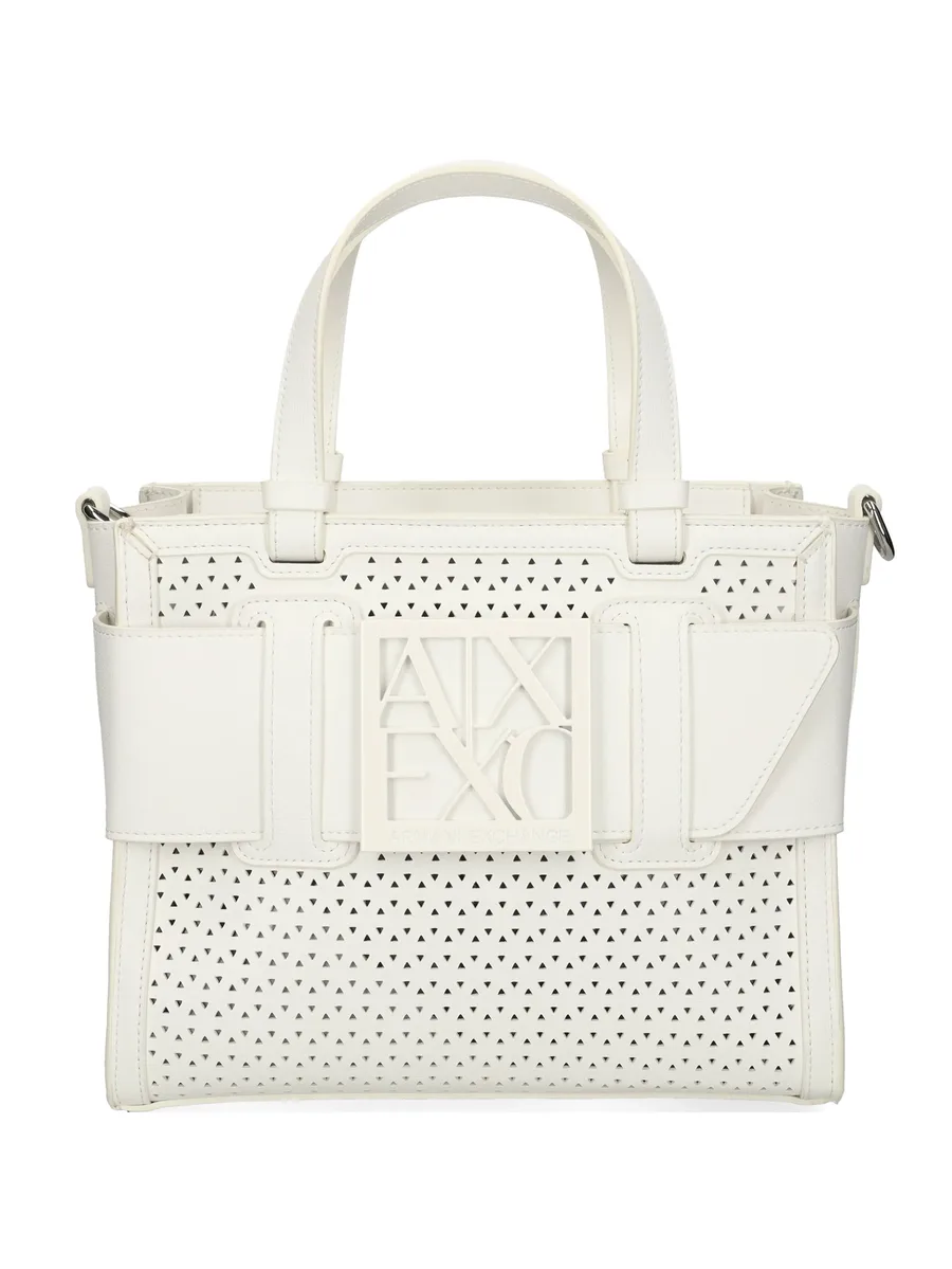 cut-out logo-detail tote bag 2