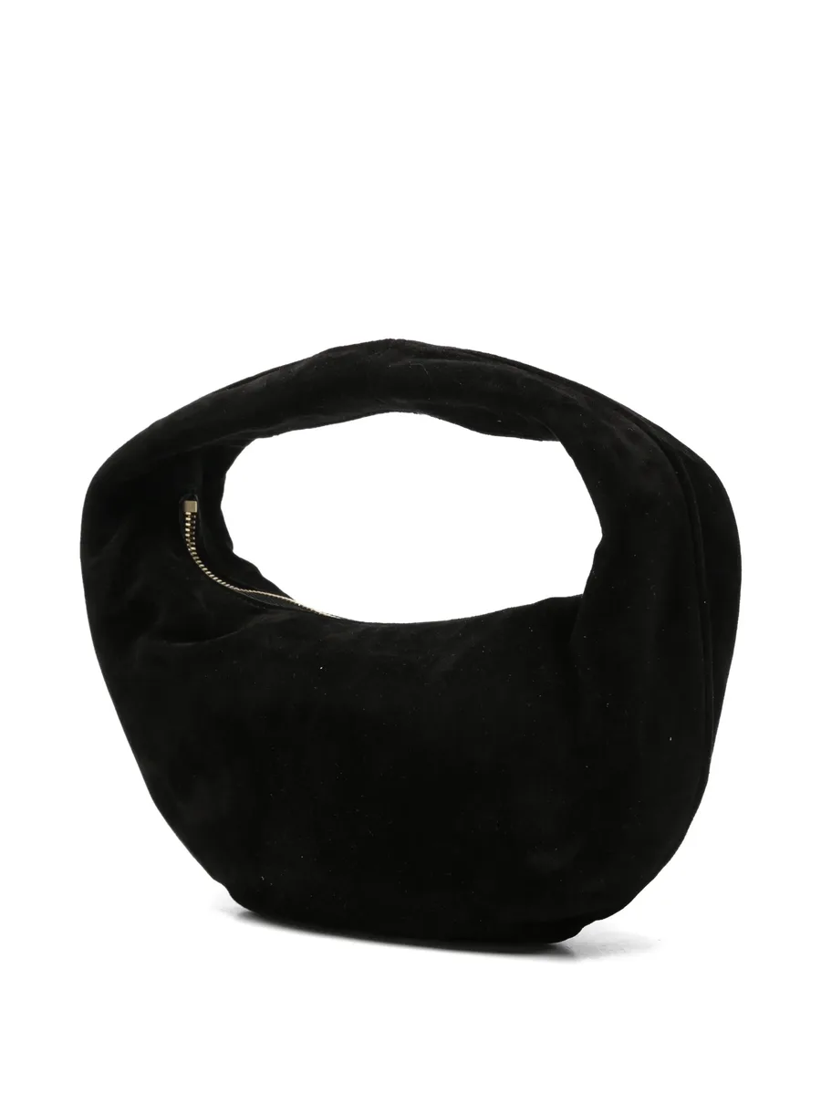 mini Olivia suede tote bag 5