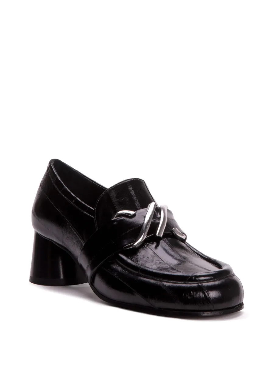 Monogram 55mm leather loafers 4