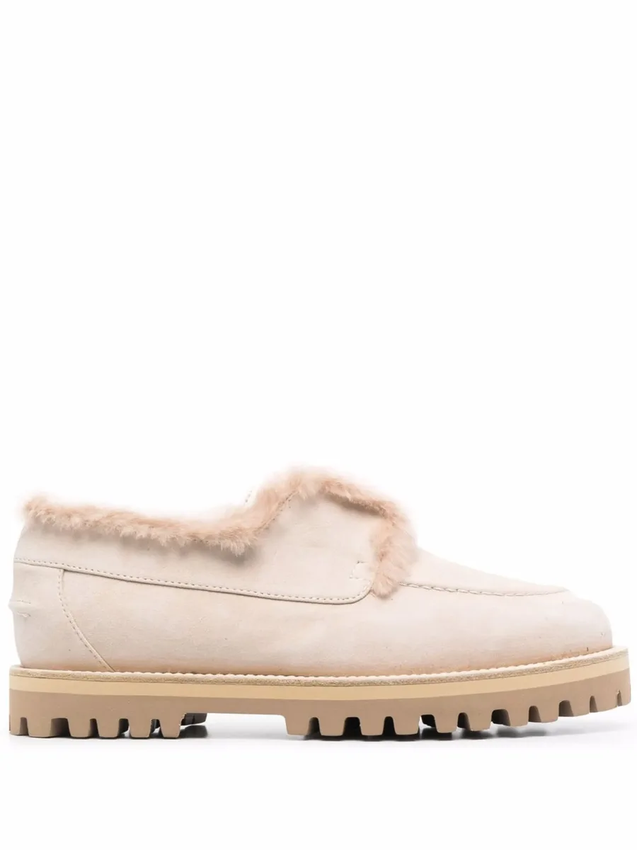 Yacht shearling-lined suede loafers 2