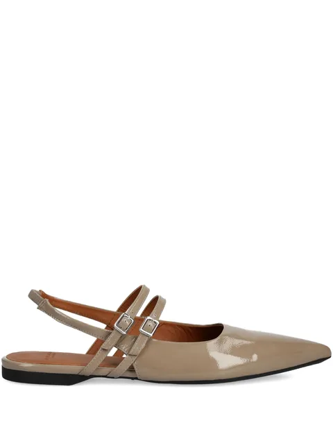 Hermine pointed-toe ballet flats
