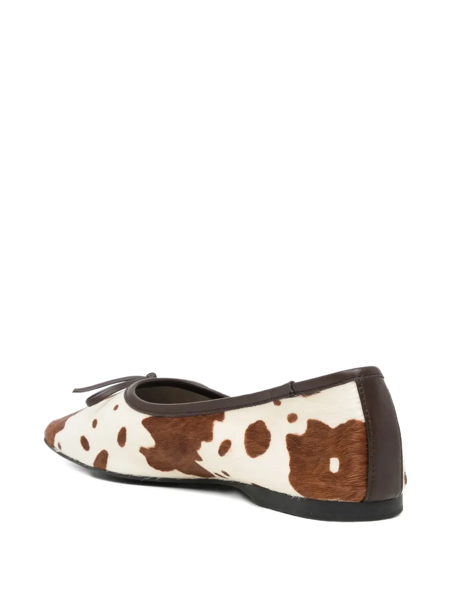Becca VI cow-print ballet flats 5
